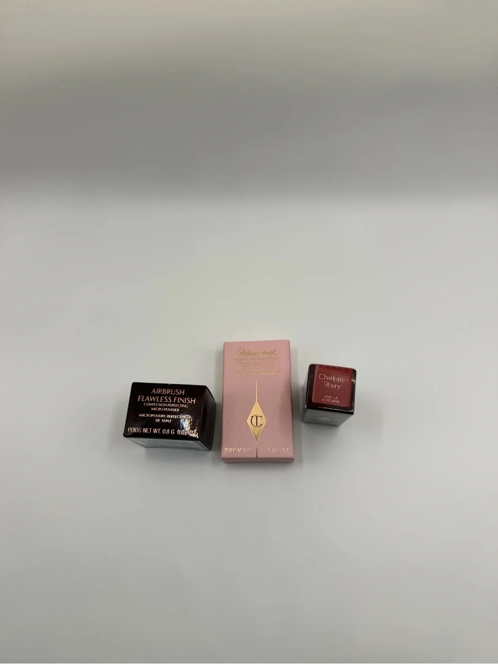 Charlotte Tilbury Lipstick & Airbrush Finish Trio